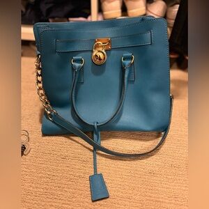 Blue Michael Kors Bag